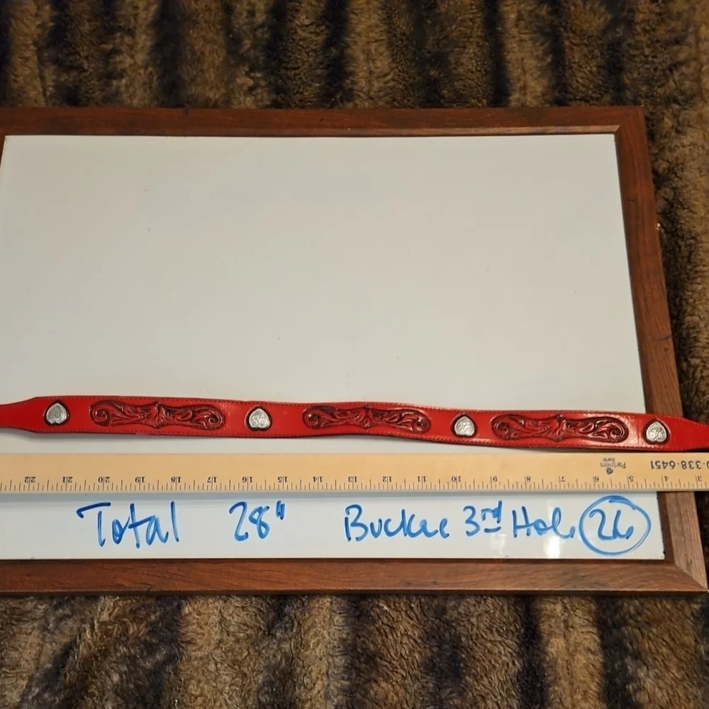 Source Unknown red leather